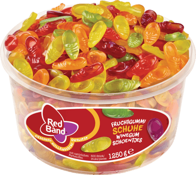 Banda roja Vingummi Sko 1250 G