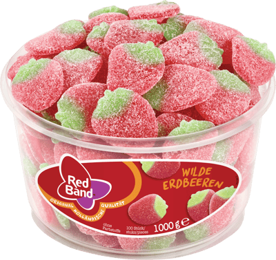Rött band Jordbær 1000 g
