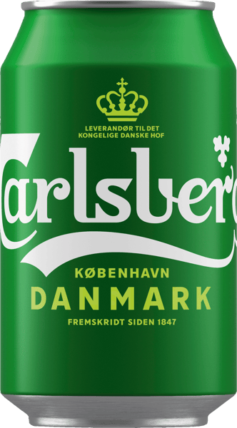 Carlsberg Pilsner - 46% ØL 24x33cl DÅSE