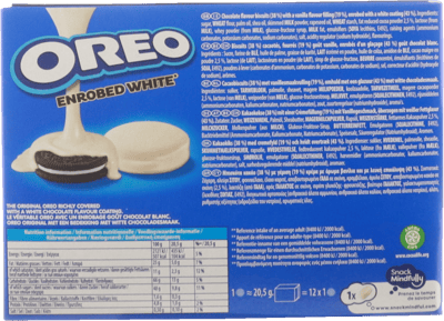 Ciocolată albă acoperită de Oreo 246G