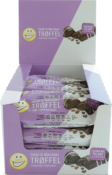 EASIS Trøffelbar med dadler og marcipan 30 g