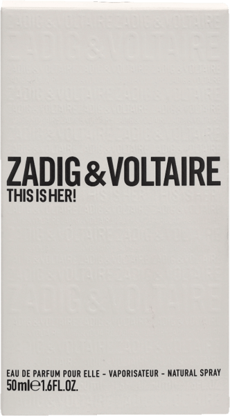 Zadig & Voltaire Aceasta este ea! EDP ​​50 ml
