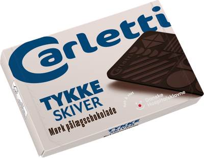Carletti Pålægschokolade Mørk 105g