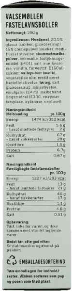 Fastelavnsboller Valsemøllen 390 g
