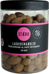 Lakridsmandler stærk 550g