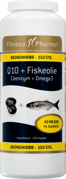 Fitness Pharma Q10 med fisk 150 stk