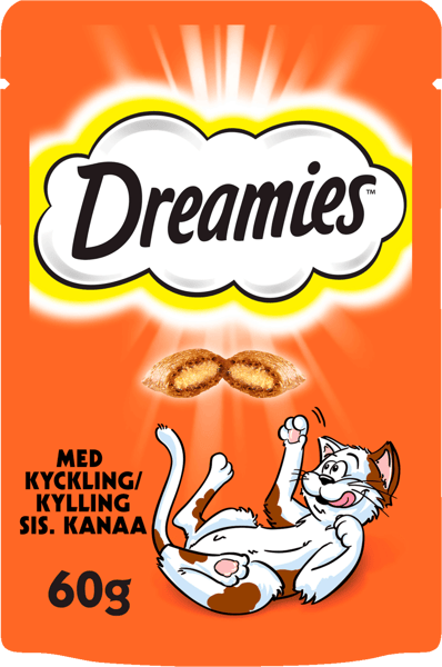Dreamies Kylling 60 g