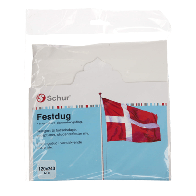 Dug med flag