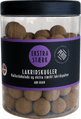 Lakridskugler Ekstra Stærk 600g