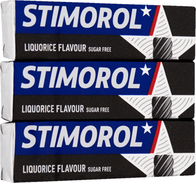 Stimorol äkta lakrits sukkerfri 3-pak 42 g