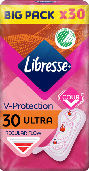 Libresse ultra regulat bind 30 stk
