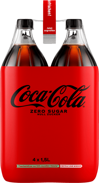 Coca Cola Zero 4 x 15 L Pet
