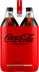 Coca Cola Zero 4 x 15 L Pet