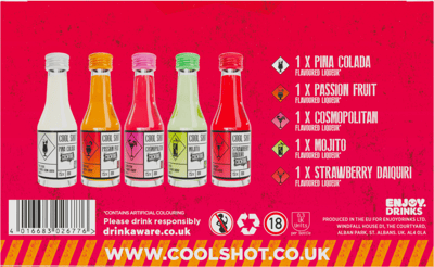 Cool Shot Cocktail 5-p 15% 5 x 20 ml