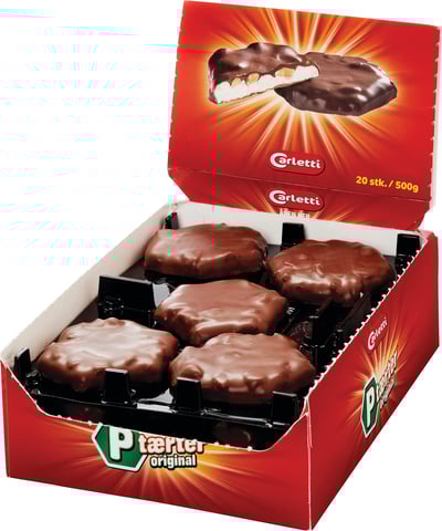 Carletti P-tærter 500g