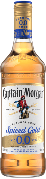 Captain Morgan 00% Spiced  07l