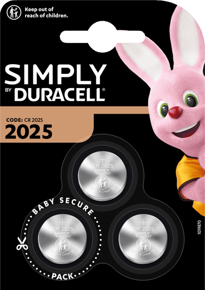 Duracell Simply CR2025 B3