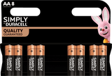Duracell Simply AA 8 stk