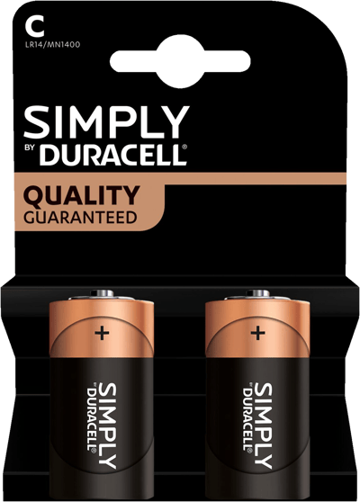Duracell Simply C K2