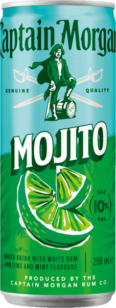 Captain Morgan White Mojito 10% 025l + pant