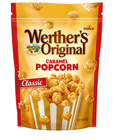 El clásico de palomitas de maíz caramelo original de Werther 140 g