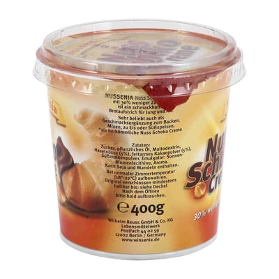Nussenia nøddecreme 400 g