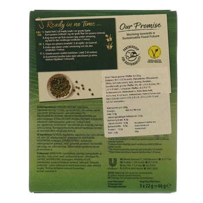 Sos de knorr grøn peber 3x22 g