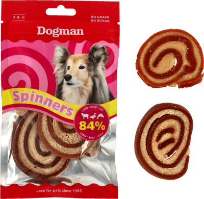 Dogman Spinners Treat Mix 2-pak 34 g
