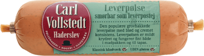 Carl Vollstedt Grovhakket Leverpølse 250 g