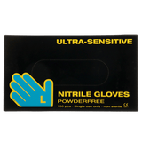 Engangshandske Ultra Sensitive Sort L