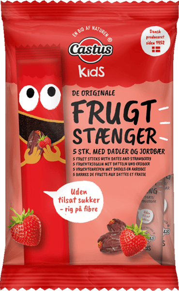 Castus Frugtstænger m Jordbær 5x20 g