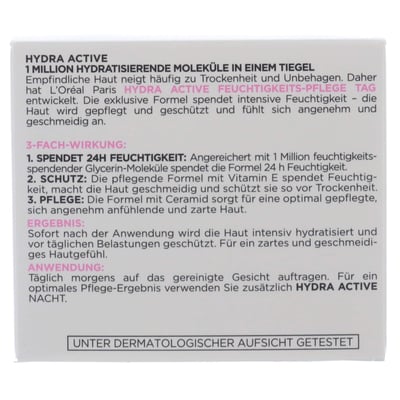 Loreal Dermo Hydra Active 3 Tør e Sensibel Hud Dagscreme 50m