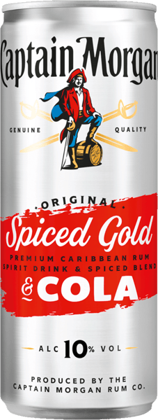 Captain Morgan&Cola 10% 025 l + pant