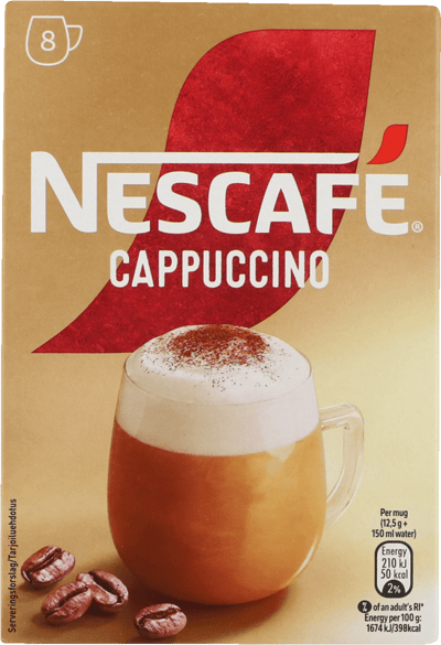 Omedelbar cappuccino nescafe 8 stk