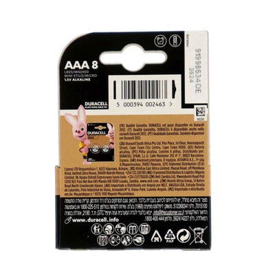 Duracell Simply AAA 8 stk