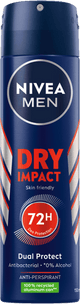 Nivea deo torr påverkan spray hane 150 ml