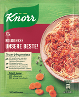 KNORR SPAGHETTI BOLOGNESE FIX 38G