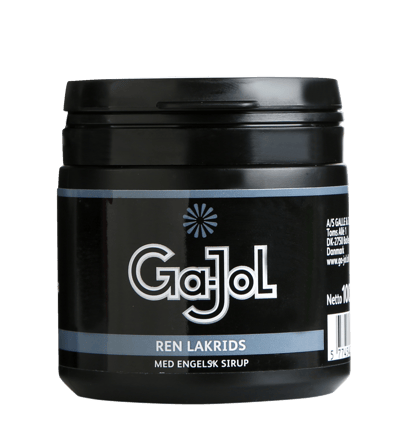 Ga-jol sorter ren lakrids 100 g