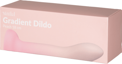 Dildo del gradiente di pesca peccaminoso 18 cm