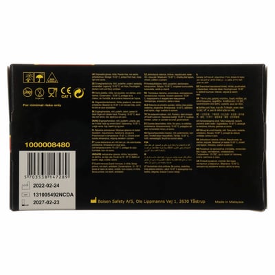 Engangshandske Ultra Sensitive Sort M
