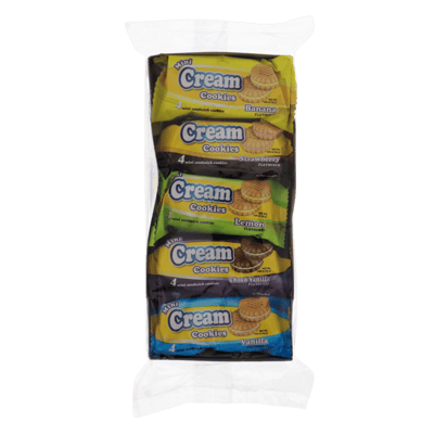 Cookie -uri mini cremă 10 pk 230g