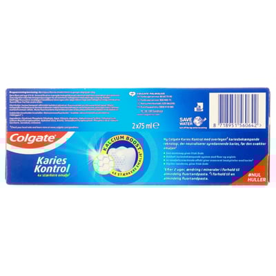 Colgate Karies Kontrol Tandpasta 2-Pak