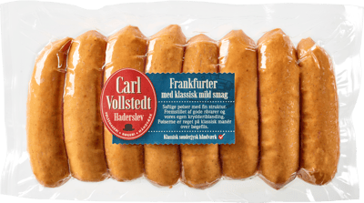 Carl Vollstedt Frankfurter 8 stk 560 g