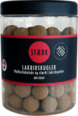 Lakridskugler stærk 600g
