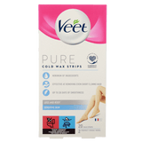 Veet pura fría fría tiras sensibles ben & krop 22 stk