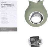 Beso francés pecaminoso Matte Grøn Klitoris Estimulador