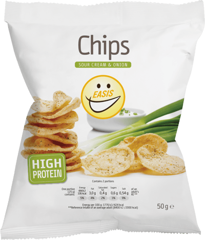 EASIS Sour Cream & Onion Chips 50 g