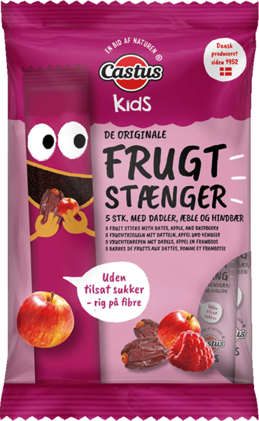 Castus Frugtstænger m Æble & Hindbær 5x20 g