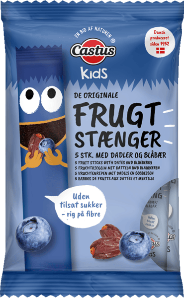 Castus Frugtstænger m- Blåbær 5x20 g