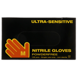 Engangshandske Ultra Sensitive Sort M